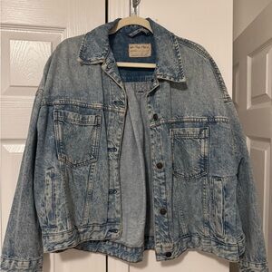 Free People Oversized Jean Jacket